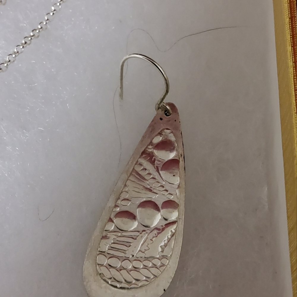 🇨🇦Artisan Elegant Silver Jewellery Set - Picture 3 of 5